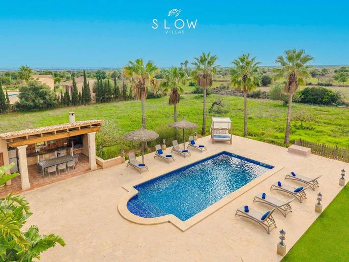 Finca für 8 Personen, mit Balkon und Terrasse sowie Garten und Pool in Calonge (Mallorca) - 3