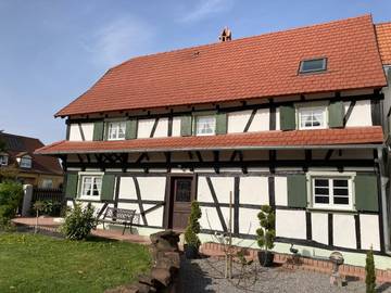 Chambre d’hôte pour 2 personnes, avec terrasse et vue à Offendorf