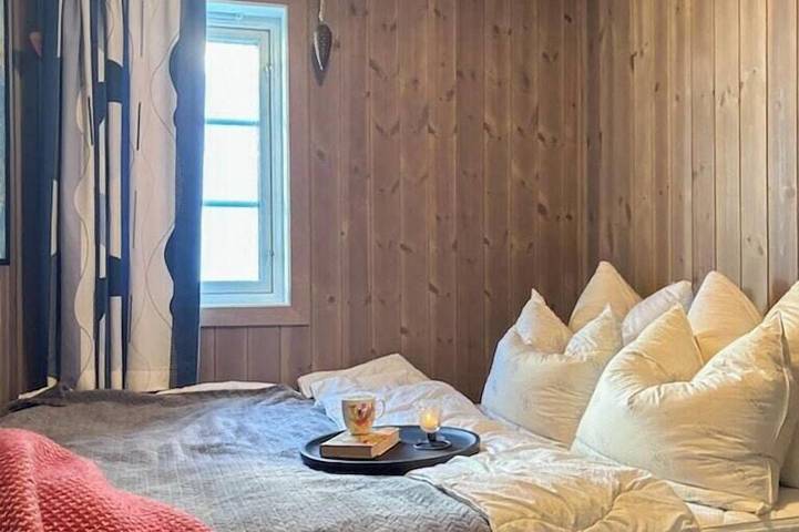 Hütte mit Panoramablick auf die Berge in Nesbyen