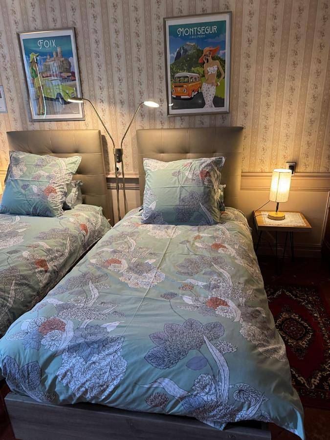 Twin Room with Private Bathroom in Mirepoix, Ariège