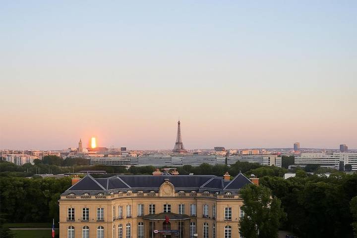 Gîte pour 4 personnes, avec vue ainsi que balcon et vue sur le lac à Épinay-sur-Seine
