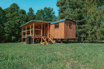 Ferienhaus für 4 Personen, mit Ausblick und Garten, mit Haustier in Nordböhmen