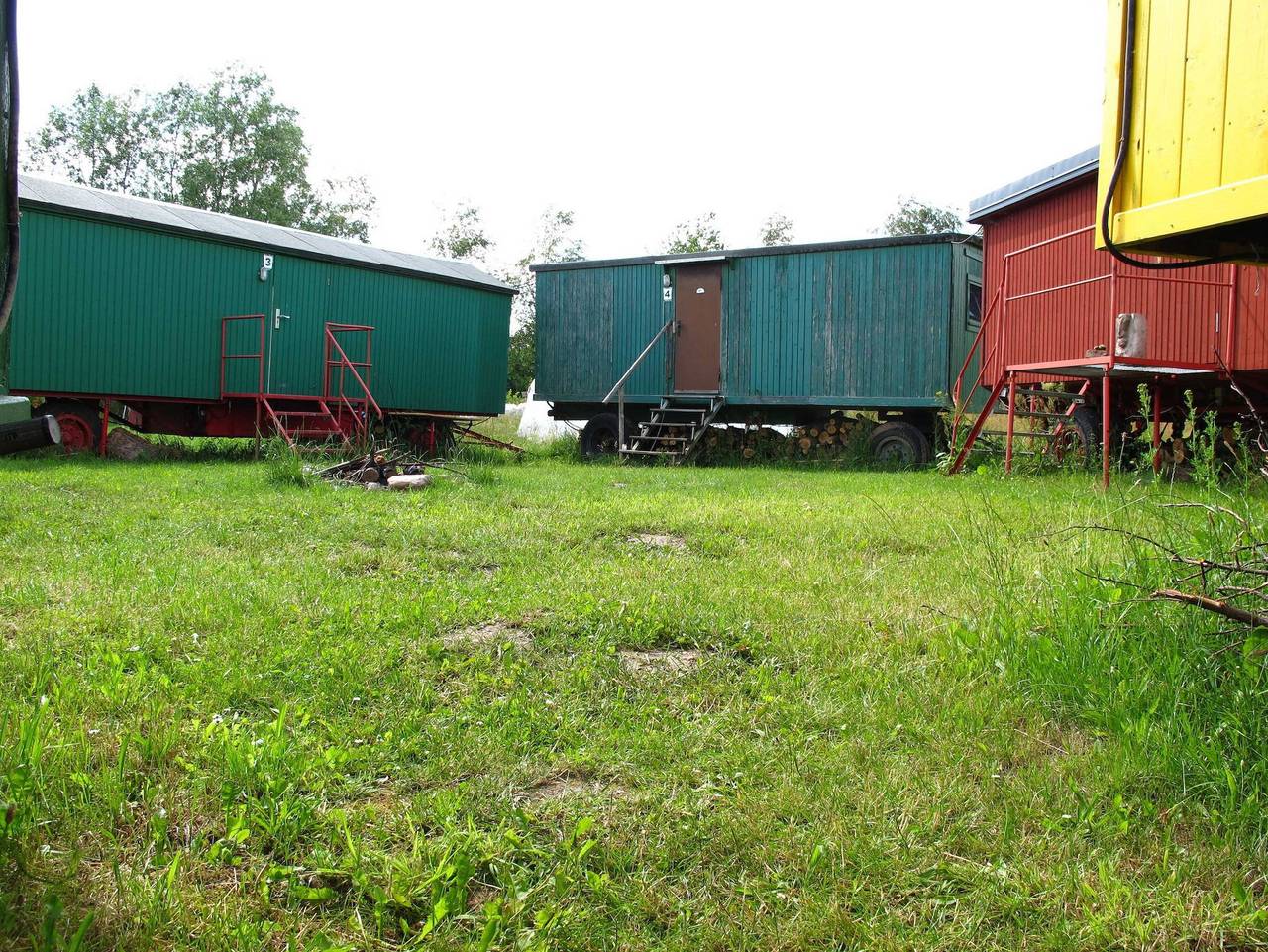Wohnwagen im Wangeliner Garten mit Sommerküchen - Nutzung in Ganzlin, Ludwigslust-Parchim