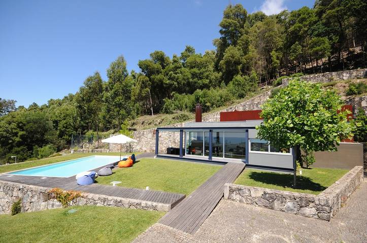 Villa para 6 pessoas, com Vista para o mar e Jardim em Caminha