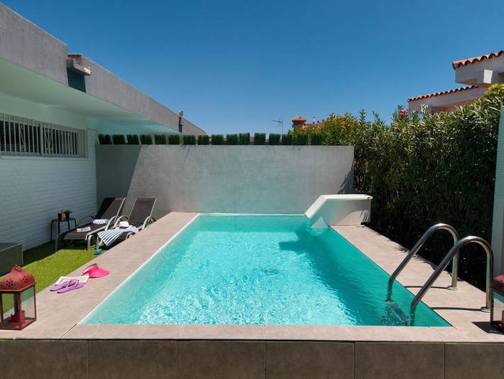 Bungalow für 4 Personen, mit Garten in San Agustin