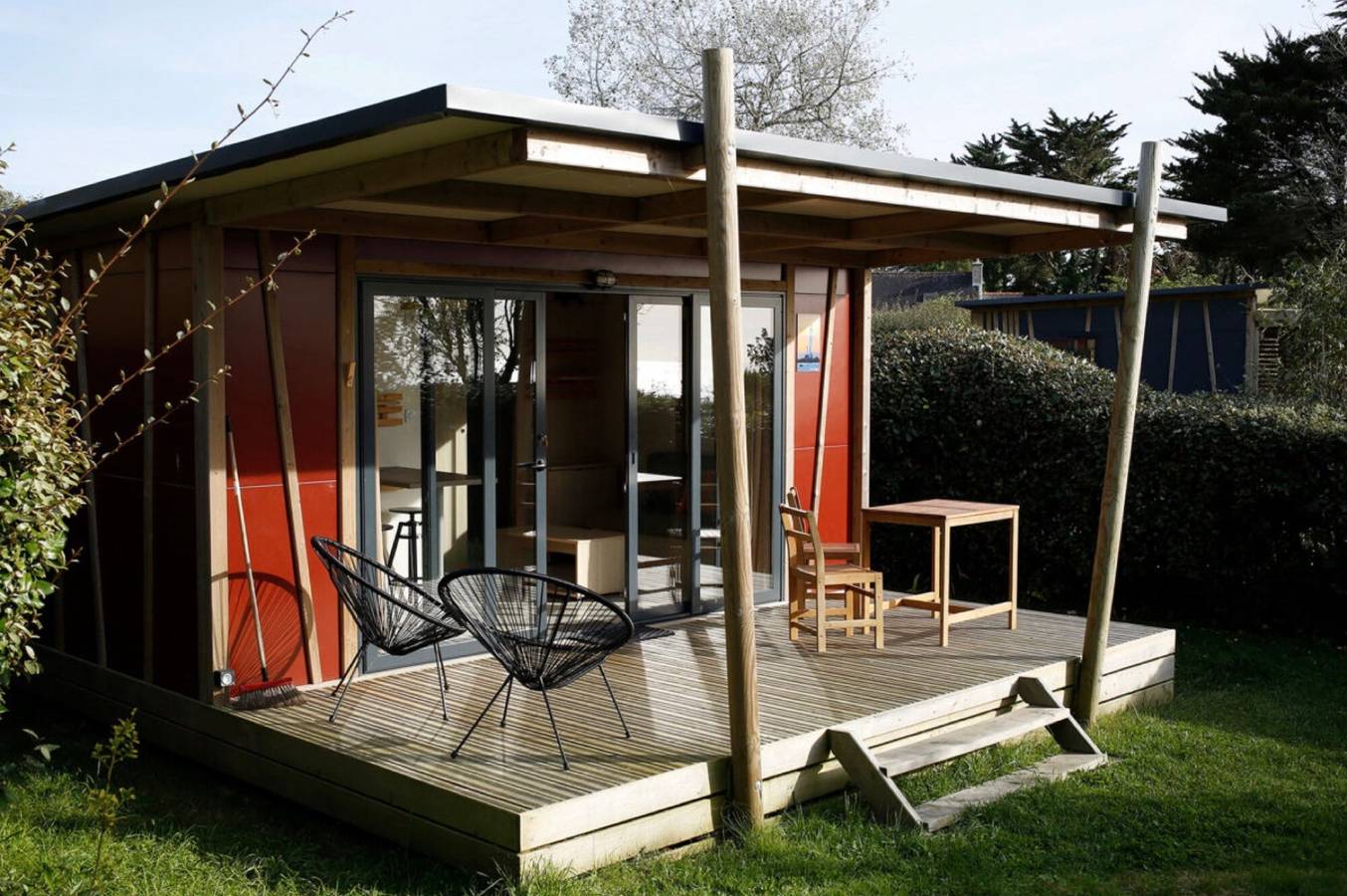 Chalet « 20m² - Les Îles Vierges» avec terrasse in Plouhinec (Finistère), Côte de Cornouaille