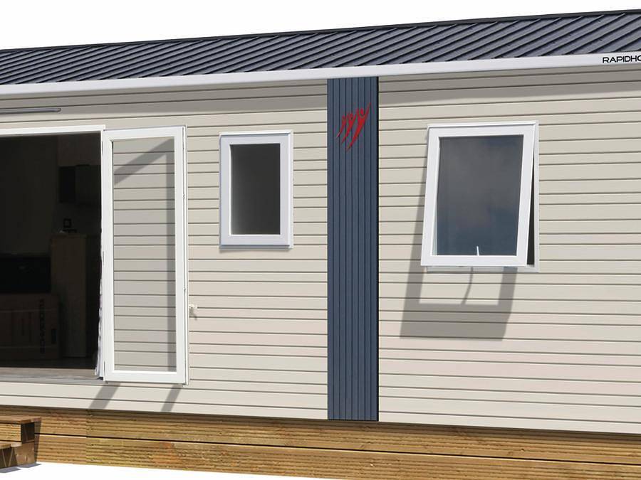 Camping Du Pre Des Moines - Mobilheim 2 personen - Mobilheim Capucine +++ 3 Zimmer in Gouvieux, Oise