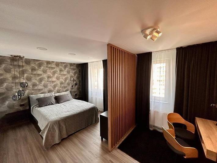 Appartement de vacances pour 4 personnes, avec Balcon ainsi que Terrasse et Vue