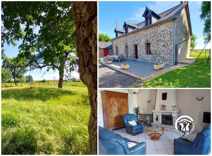 Location de vacances pour 6 personnes, avec terrasse et jardin à La Baconnière