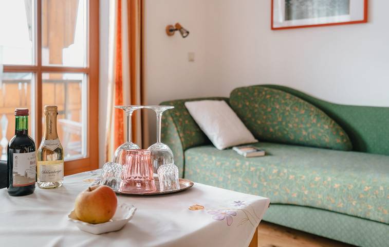 Ferienwohnung für 2 Personen, mit Garten und Balkon