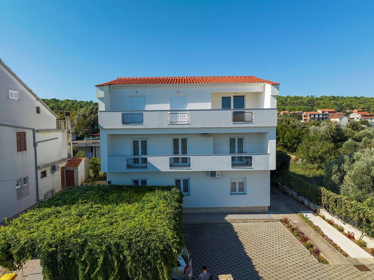 Ganze Wohnung, Ein-Schlafzimmer-Ferienwohnung Alicia A3 in Ugrinici, Tkon