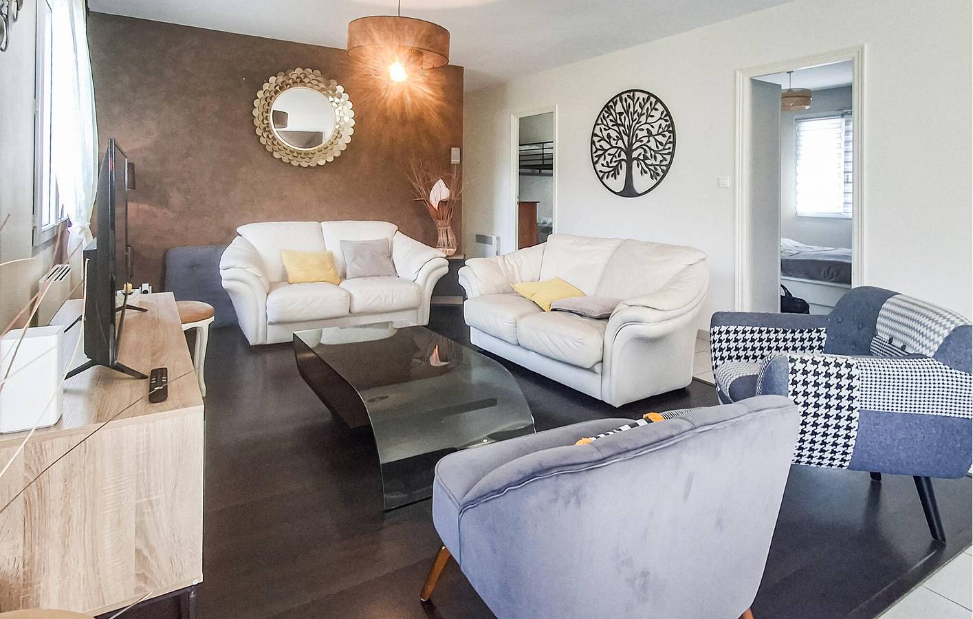 Acogedor alojamiento a 2,5 km de la playa: wifi, jardín, aparcamiento y mucho más. in Étables-sur-Mer, Côte de Goëlo