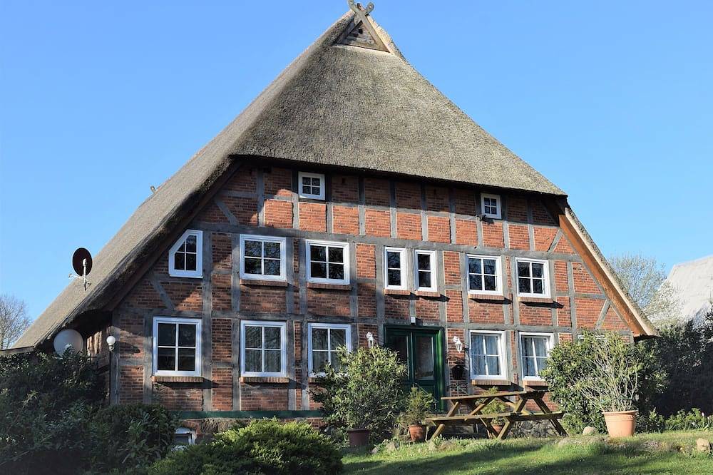 Ganze Wohnung, Natur und Ruhe - im historischen reetgedeckten Bauernhaus mit großem Garten in Schönberg (Mecklenburg-Vorpommern), Nordwestmecklenburg (Wismar und Umgebung)
