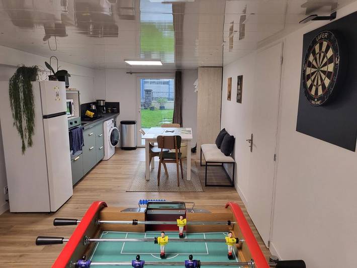 Appartement de vacances pour 4 personnes, avec jardin