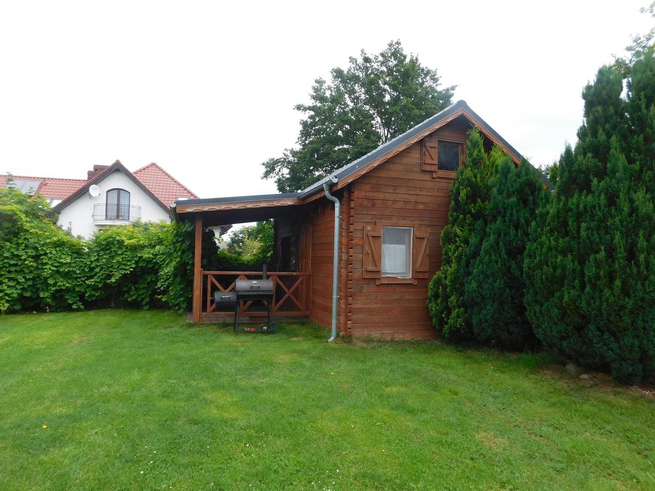 Haus in Karsibór mit Grill, Terrasse und Garten in Swinemünde, Stettiner Haff