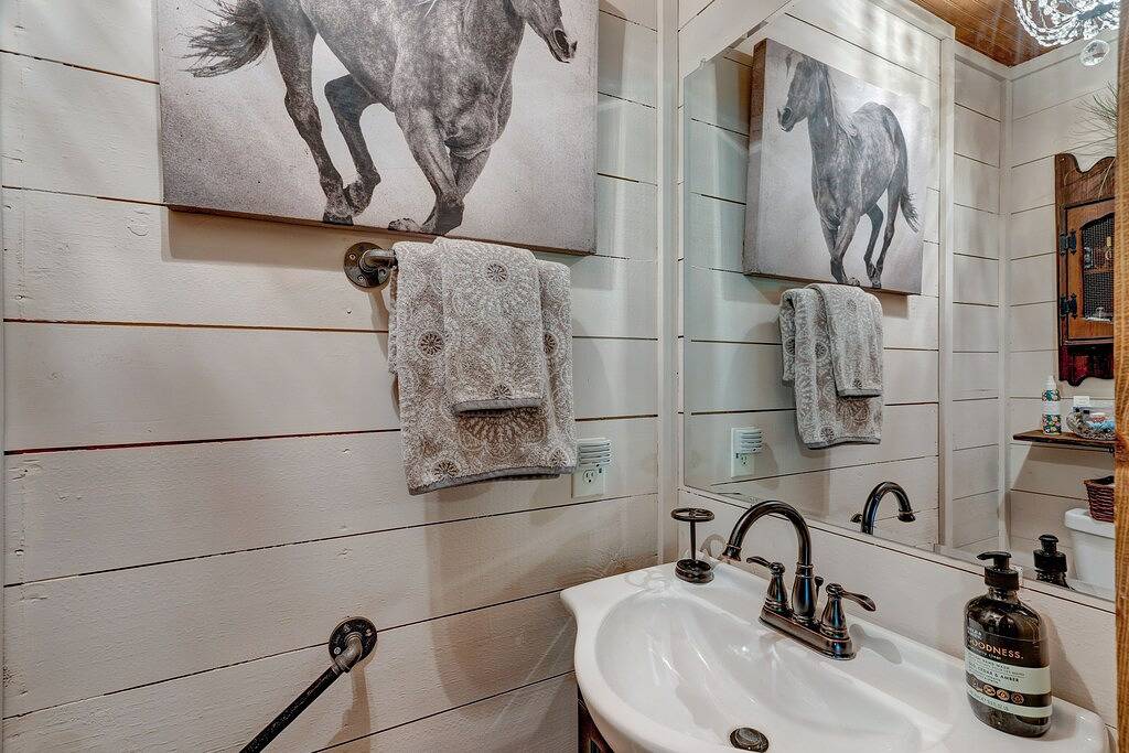 Luxury Retreat Overlooking the 11th Tee at Whitepath Golf Course in Ellijay in Cherry Log, Chattahoochee National Forest