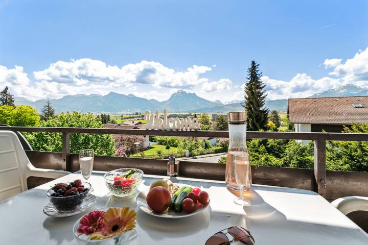 Ferienwohnung für 7 Personen, mit Balkon und Garten sowie Seeblick am Hopfensee - 4