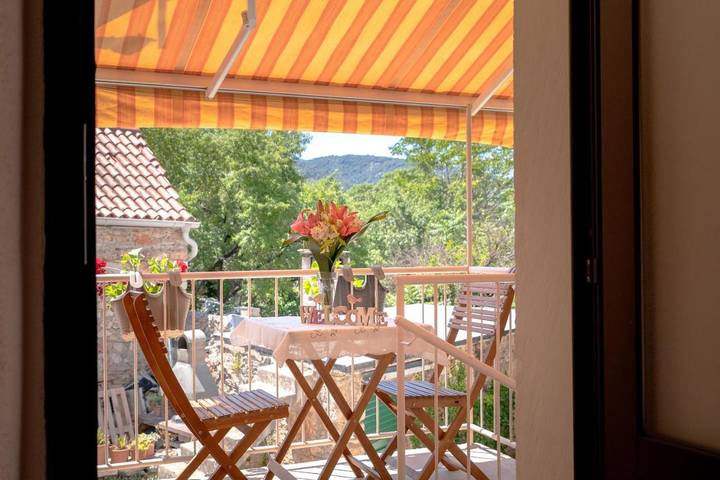 Maison d’hôte pour 3 personnes, avec terrasse et jardin, animaux acceptés dans Hvar