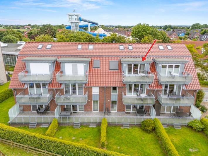 Ferienwohnung für 2 Personen, mit Balkon in Bensersiel