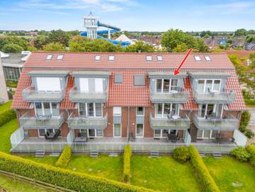 Ferienwohnung für 2 Personen, mit Balkon in Bensersiel