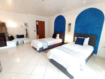 Gîte pour 3 personnes, avec jardin et vue à Heppenheim