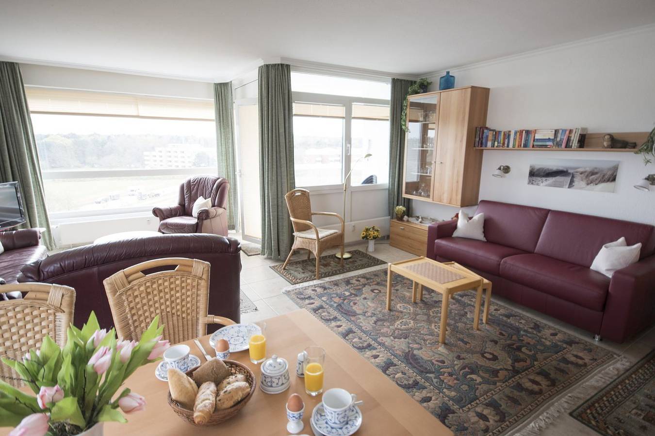 Ganze Wohnung, Meerblick-Ferienwohnung für bis zu 4 Pers. mit Schwimmbad und Sauna in Sahlenburg Strand, Cuxhaven