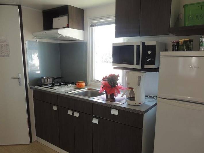 Camping le Domaine de Gajan - Mobilheim 4 personen - Sunny- 2 Schlafzimmer in Boisseron, Mittelmeerküste (Frankreich)