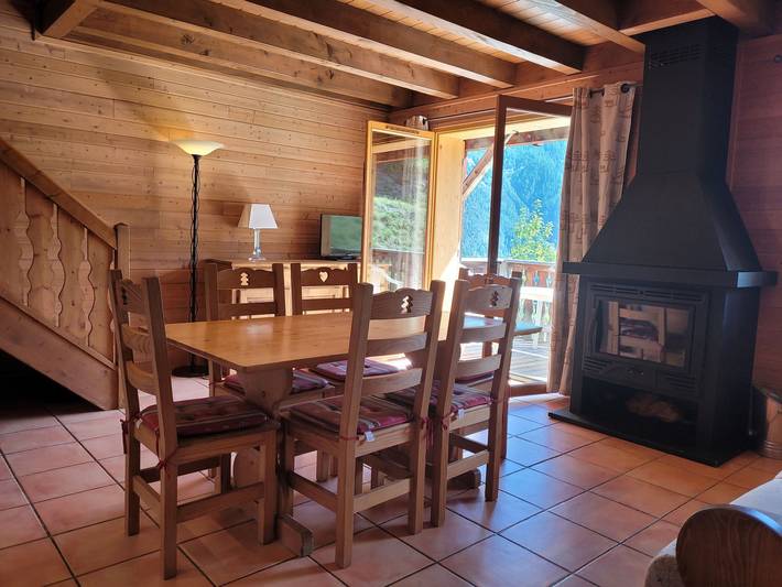 Chalet pour 6 personnes, avec balcon à Pra-Loup