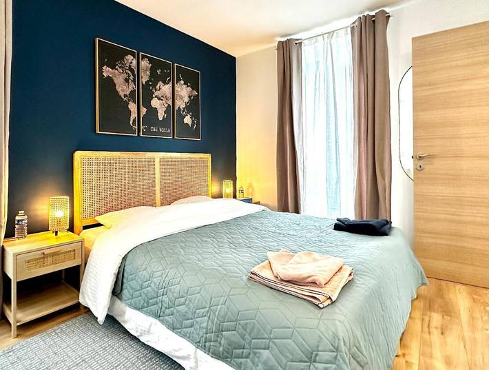 Appartement de vacances pour 3 personnes, avec jardin