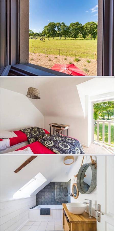 Location de vacances pour 2 personnes, avec vue et jardin à Pommerit-le-Vicomte - 4