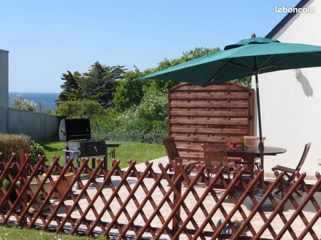 Ferienhaus 'La Palette - Maison Vue Sur Mer' mit Meerblick, privater Terrasse und Wlan in Saint-Gildas-de-Rhuys, Côte des Mégalithes