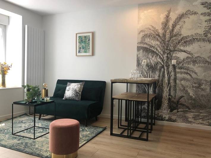 Appartement de vacances pour 4 personnes, avec jardin