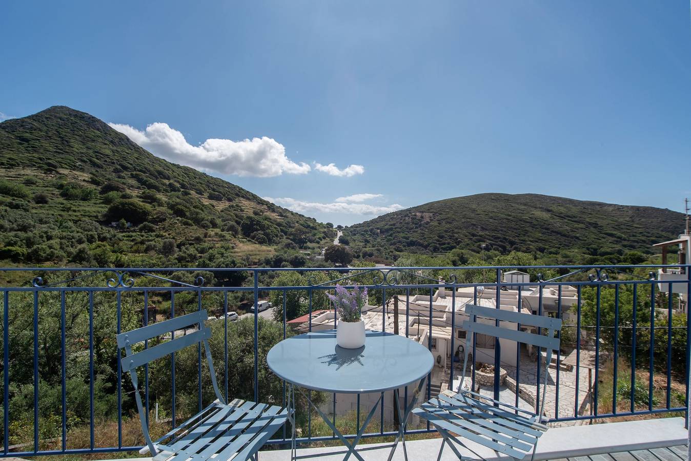 Ferienhaus „Kalliopis View, Kinidaros“ mit Bergblick, Wlan und Klimaanlage in Kykladen