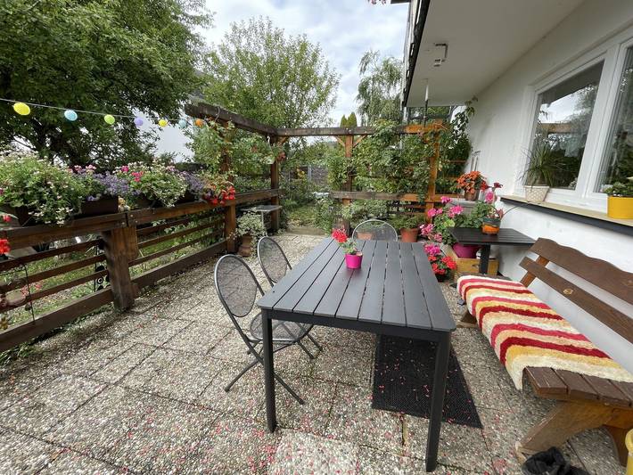 Ferienwohnung für 2 Personen, mit Terrasse und Garten