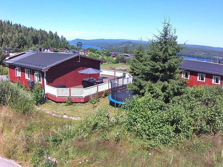 Ferienhaus für 6 Personen, mit Garten und Ausblick in Gräsmark