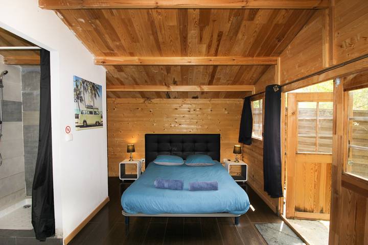 Cabane en bois pour 2 personnes, avec jardin en Corse - 4
