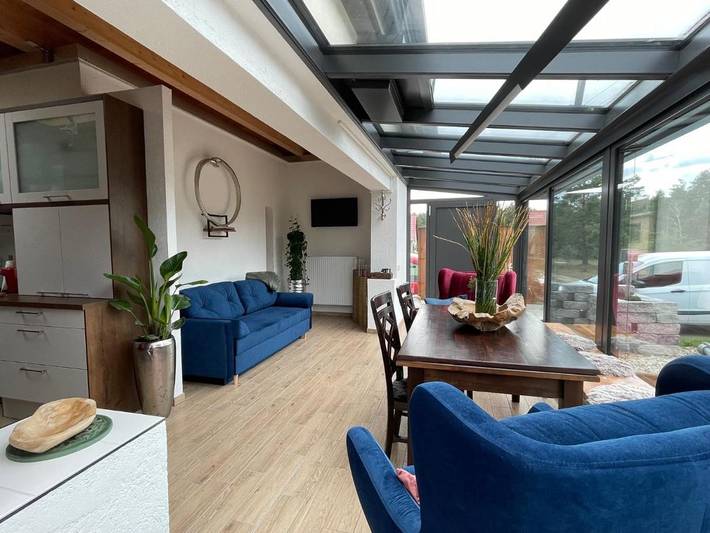 Ferienhaus für 4 Personen, mit Terrasse und Garten sowie Ausblick in Lübbenau