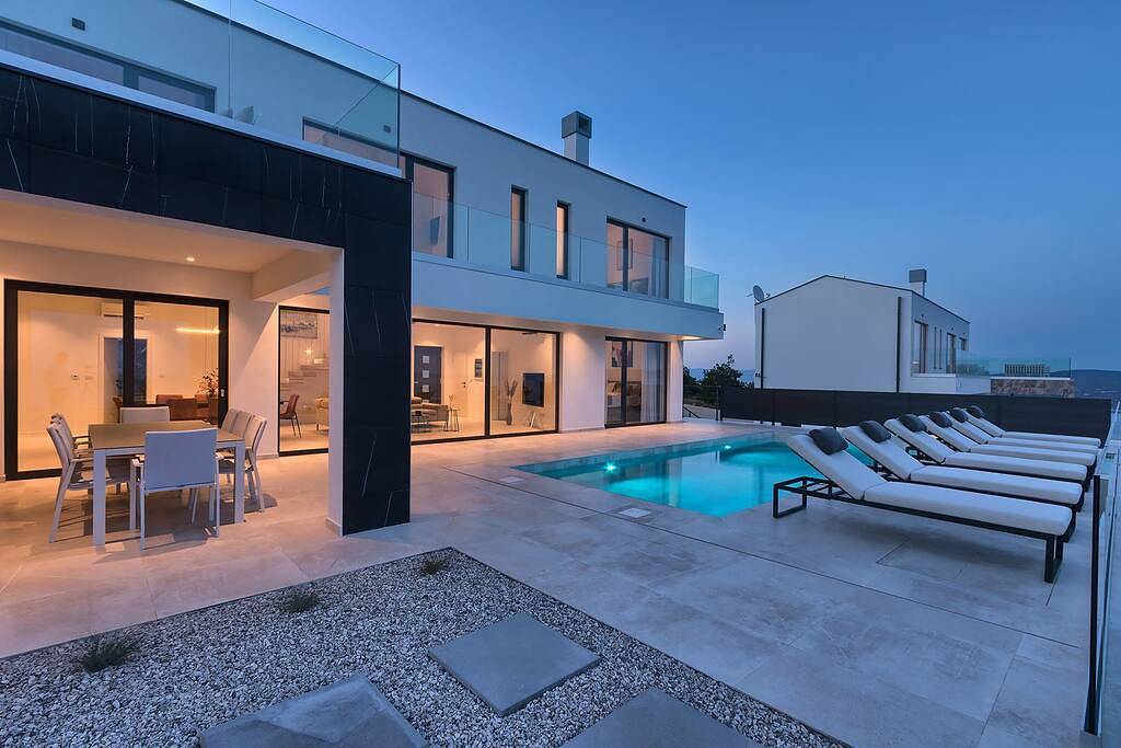 Villa für 8 Personen mit Garten in Labin, Ostküste Istrien