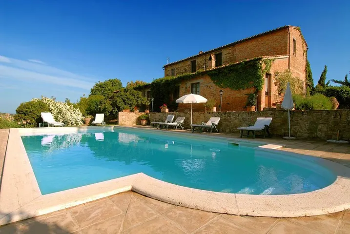 Ferienwohnung für 4 Personen, mit Pool und Ausblick sowie Garten, mit Haustier - 1