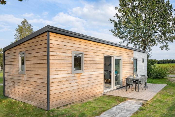Chalet für 6 Personen, mit Sauna und Terrasse sowie Pool und Garten - 1