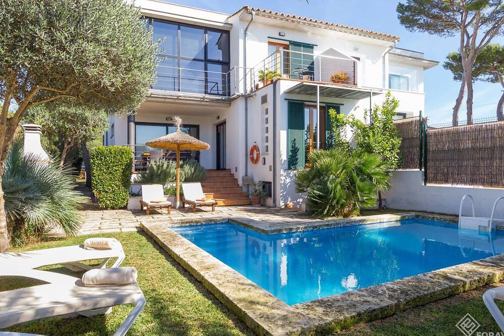 Baulo Pleta - Modernes Ferienhaus mit Schwimmbad und Garten in Son Bauló in Can Picafort, Santa Margalida