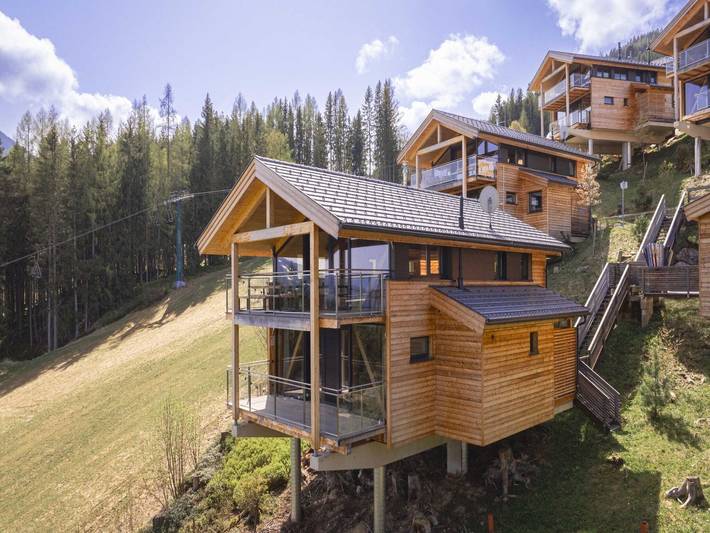 Chalet für 10 Personen, mit Sauna und Balkon/Terrasse sowie Balkon