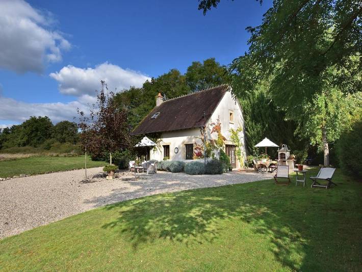 Maison de vacances pour 4 personnes, avec Terrasse ainsi que Jardin et Piscine