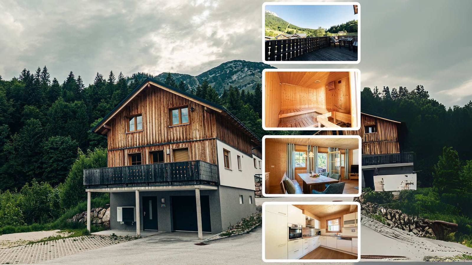Chalet für 12 Personen mit Balkon/Terrasse in Altaussee, Totes Gebirge