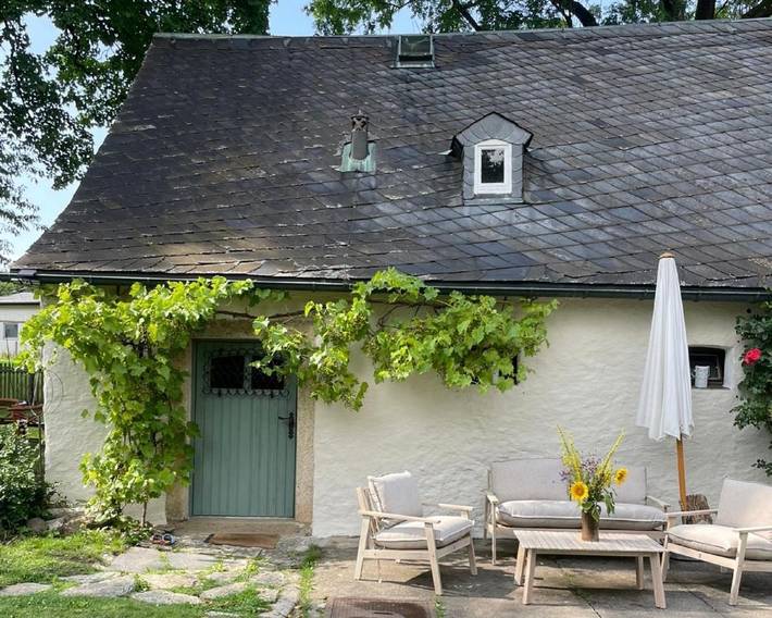 Ferienhaus für 6 Personen, mit Terrasse und Garten sowie Ausblick in Naila