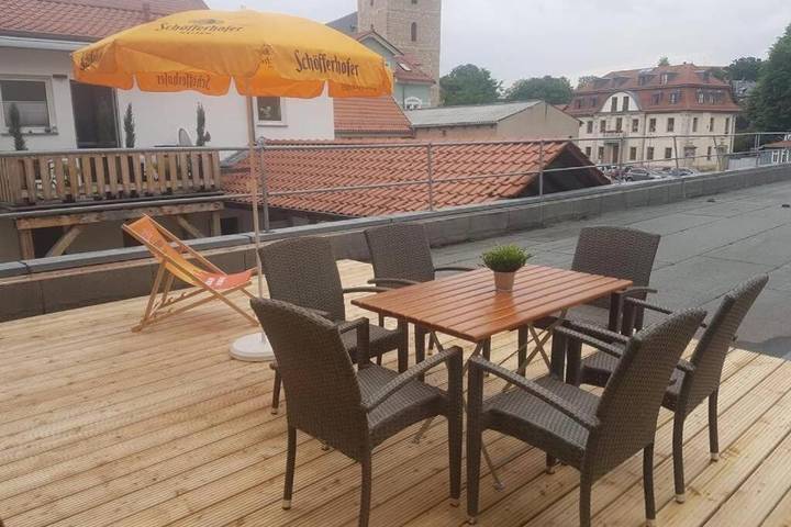 Ferienwohnung für 4 Personen, mit Terrasse in Sondershausen