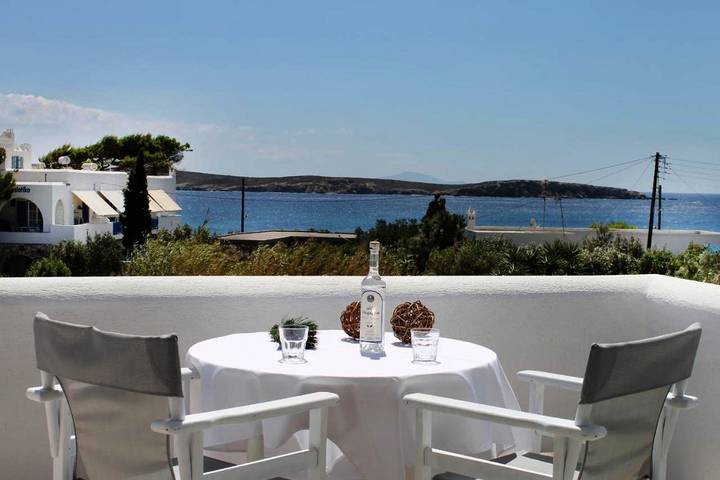 Appartement de vacances pour 3 personnes, avec Balcon et Terrasse ainsi que Jardin et Vue