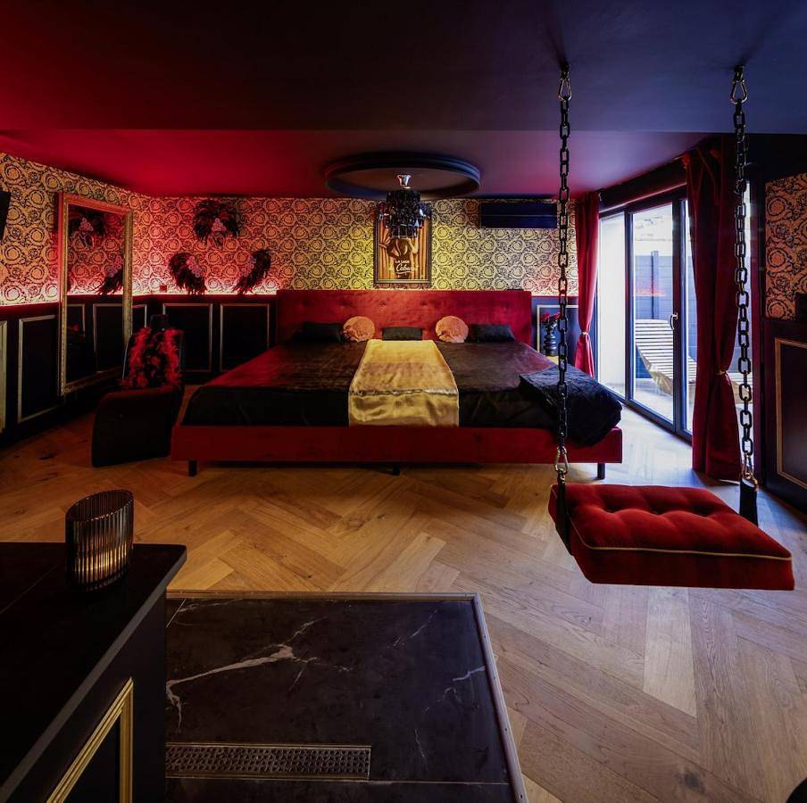 Appartement entier, La Loge du Cabaret Love Room avec spa Xxl in CP de Minversheim, Ettendorf (homonymie)
