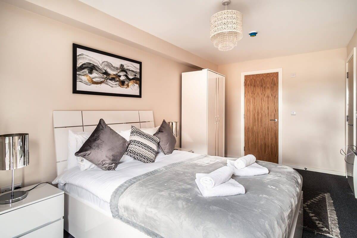 Ganze Wohnung, Spacious & Bright 2 Bed Apartment in Manchester in Manchester, Greater Manchester