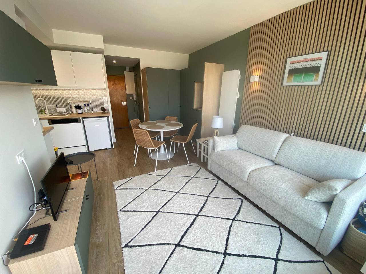 Studio entier, Studio Cabine Bord de Mer avec Wifi et Parking in Arcachon, Région d'Arcachon
